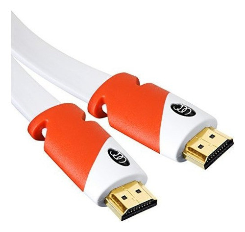 Cable Hdmi Plano - 40 Ft, Cable Hdmi De Alta Velocidad (12m) 0