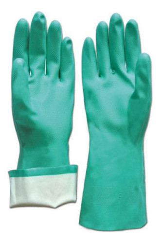 Guantes Nitrilo Liviano Verde Talles 8, 9, 10, 11 0