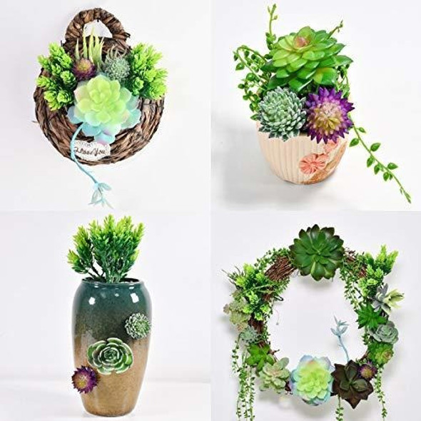 Plantas Suculentas Artificiales Decoraciones Falsas? Paquete 0