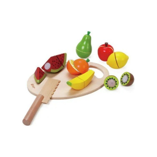 Cortando Frutas Comidas De Madera Para Cortar Y Jugar 1