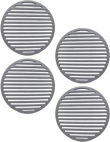 4 Tela Grade Auto Falante Clio Diant. Tras. 01 A 16 Cinza 0