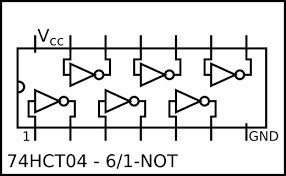 74hct04 74hct04n Dip 14 Compuerta Logica Inversor Itytarg 1
