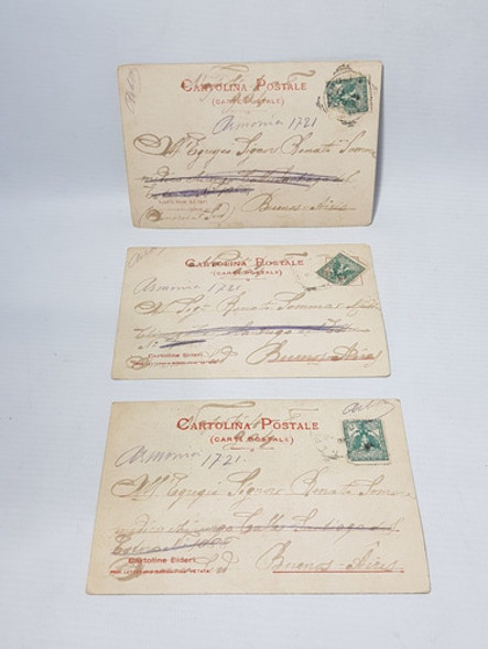 Antiguas Postales Italia Música Frichino Lote X 3 Mag 57341 1