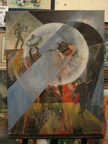 Hugo Sosa / Tango / 70 X 90 / Oleo / Certificado # 1390 0