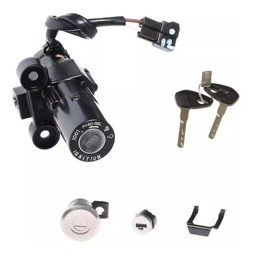 Kit Cerradura Tambor Bajaj Rouser Ns 150 Ns 200 Orig Fas 0