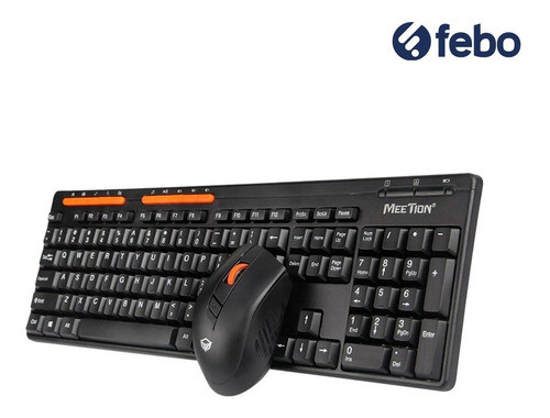 Teclado Y Mouse Gamer Meetion Inalambrico Gaming Usb Pc Febo 1