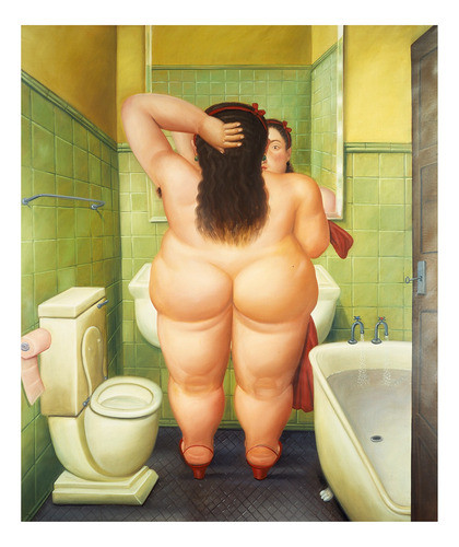 Lamina Fine Art El Baño Fernando Botero 71x60 Cm Myc Arte 0