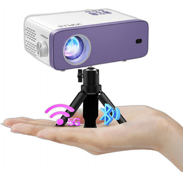 Proyector Mini Voolls Hd 1080p Wifi Bluetooth 12000 Lúmenes 0