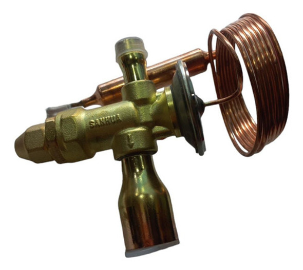 Valvula De Expansion Sanhua Rfgd02 1/2-7/8 Cobre 6 Tr Soldar 1