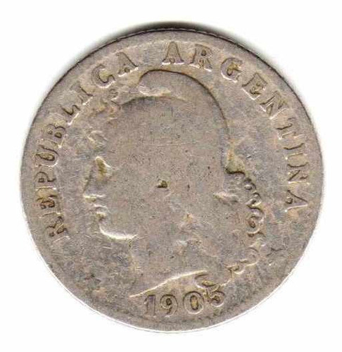 Monedas Argentina Niquel 20 Centavos Año 1905 Oferta 0