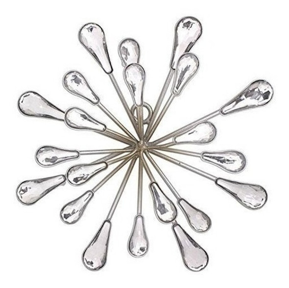 Tripar Small Starburst Metal Wall Art Decor 0