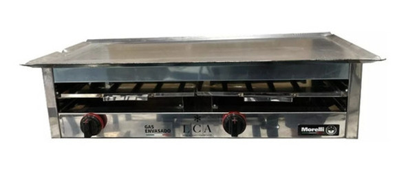 Chivetero A Gas Con Plancha Gratinador Doble Morelli 1