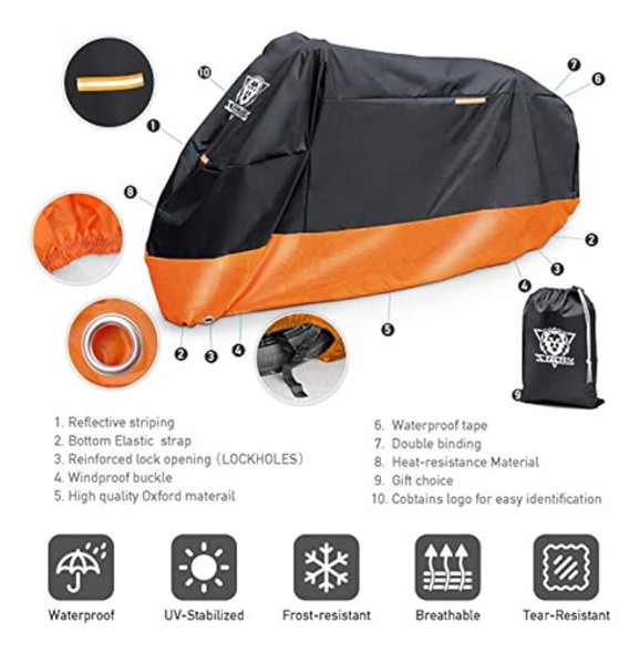 Xyzctem Funda Para Motocicleta - Protección 1