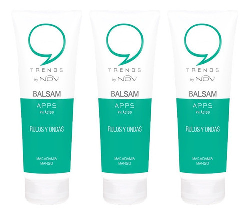 Bálsamo Apps Rulos Y Ondas Nov Pomo 250ml X3 0