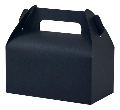 Cajas De Regalos Para Fiestas 17 X 9 X 9cm 30un Negro Mate 0