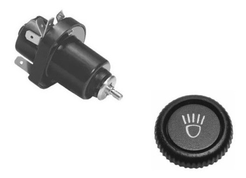 Chave Luz Com Botao Farol Fusca Kombi Brasilia Variant 1