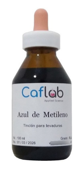 Azul De Metileno Para Tinción De Levaduras - 100 Ml - Caflab 0