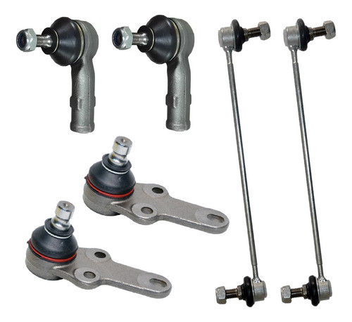 Kit Terminal Direção Pivô Bieleta Ford Fiesta Street Courier 0