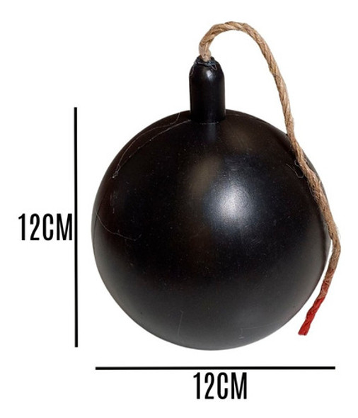 Bomba Redonda Terrorista Guerra Juguete Cotillon Cosplay 1