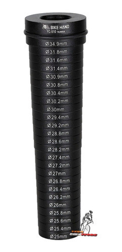 Medidor Diámetro Caño Porta Silla Cuadro Bicicleta Bike Hand 0