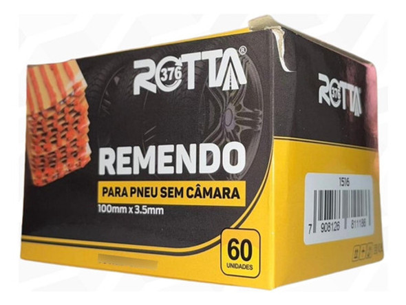 Refil Remendo Pneu De Moto E De Carro Com Furos Pequenos 0