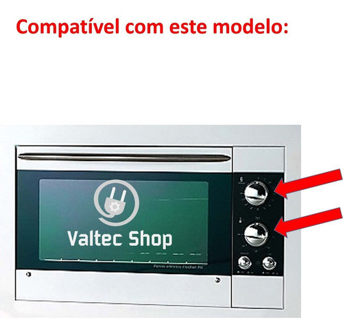 Botão Forno Fischer Fit |2 Peças| Original| Frete Grátis 1