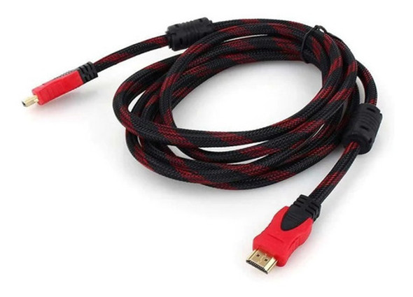 Cable Hdmi 5 Metros Mallado Super Calidad Ade Ramos 0