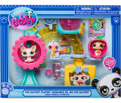 Littlest Pet Shop Juego De Mascotas Fabrica Divertida 0
