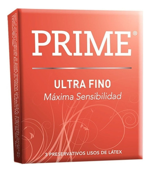 Preservativo Prime Ultra Fino X 3 Cajitas X 3 Unidades 1