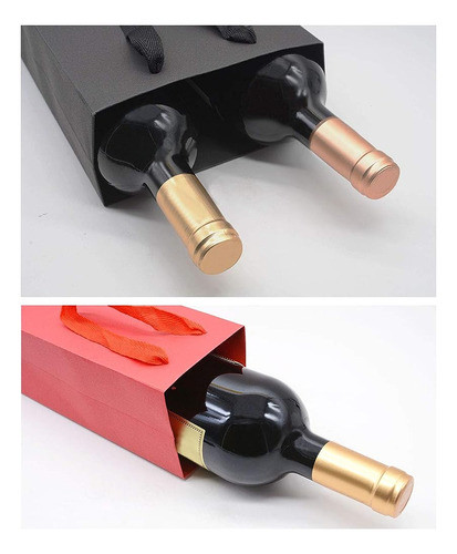 Cugbo 12 Pack 2 Botellas Portadores De Vino Portabolsas, Bot 1