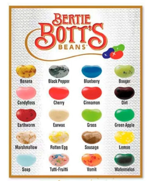Bertie Botts Grageas Asquerosas / Dulces Harry Potter 1