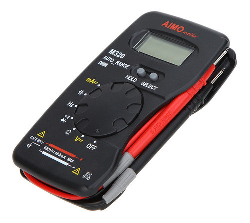Multímetro Digital Pocket M320 Aimo Capacitance Auto Range 0