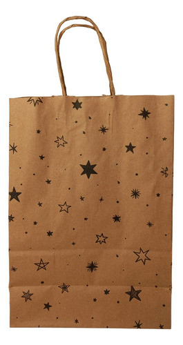 Bolsas De Papel Kraft Con Diseño 26x18x9,5 X20 Unidades 0