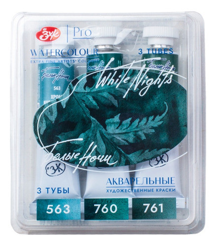 Aquarela White Nights Granuladas Em Tubo Tons Floresta 0