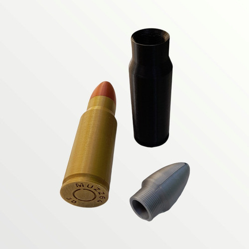 Salero Pimentero Forma De Bala (tapa A Rosca) X 2 Unidades 0