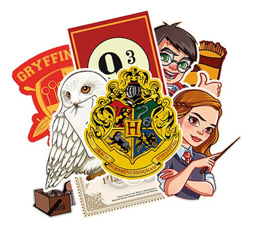 Stickers Pack Harry Potter Nº2 Calcomanias Vinilo Apum 0