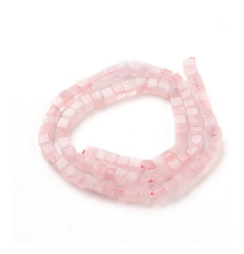 Tira De Piedra Natural Cubica Cuarzo Rosa 4 Mm 1