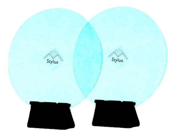 Stylux Placa Redonda 0.1mm (0.4'') X10 Unidades Alineadores 1