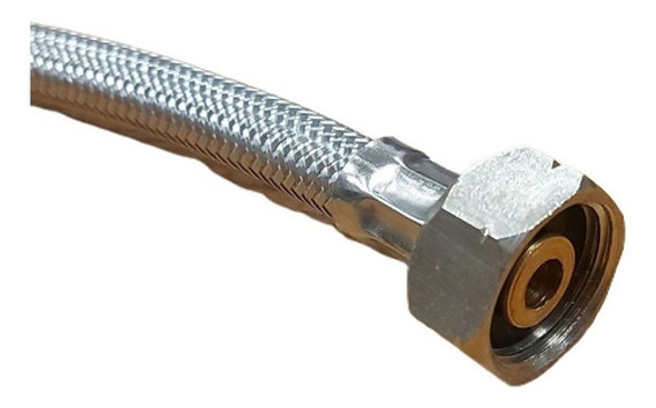 Flexible Goma Mallado Para Agua Caliente Fría  1/2x30cm 0