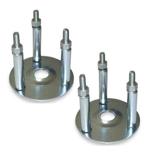 02 Peças Suporte Calota Para Cinemático Rodoar Caminhão 0