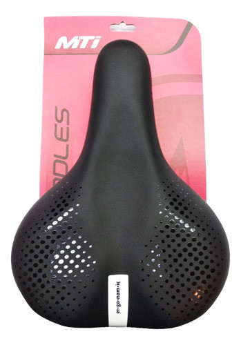Asiento Mti  Bicicleta Ancho Ergonómico 272x201mm Urbano 0