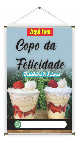Banner Pronto Bolos E Doces Ref 140 - 45x70 Cm (arte Pronta) 0