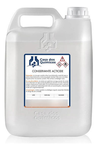 Conservante (acticide) 5 Litros - Alta Qualidade 0