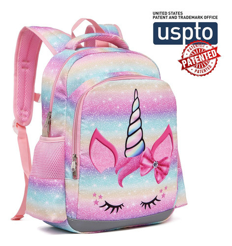 Kit Escolar Mochila Y Lunchera Octsky Diseno Unicornio 1