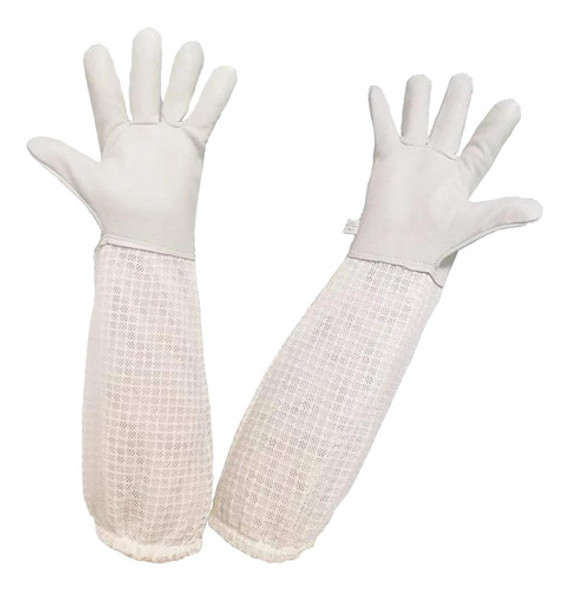 Luva De Apicultura Protetora Anti Ferrão Suprimentos 0