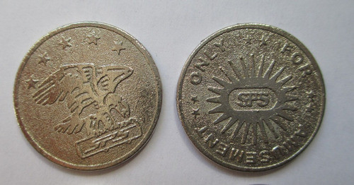 C9337 - 6 Fichas Sps Para Entretenimento (uso Em Brinquedos) 1