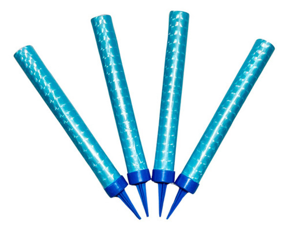 Pack 4 Bengalas Torta Cumpleaños Baby Shower Fuego Color 0