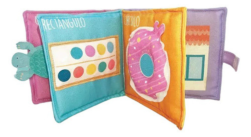 Libro Actividades Infantil Tela Descubrir Formas Quiet Book 1