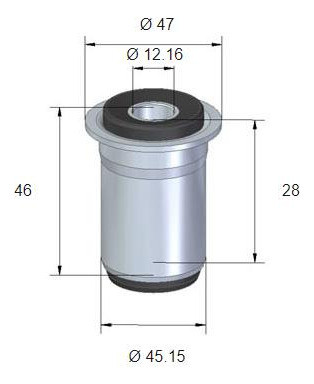 Buje De Parrilla Vth Para Renault R19 Bicuerpo 1.6i 93/01 0