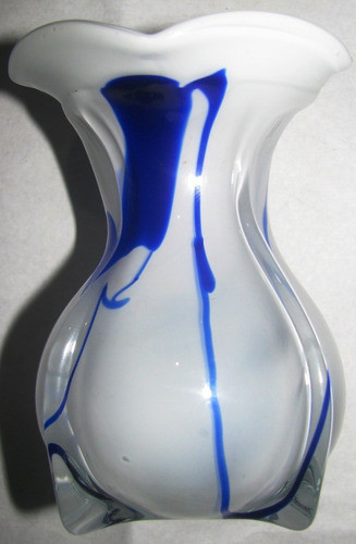 Florero Jarron De Cristal De Murano 0